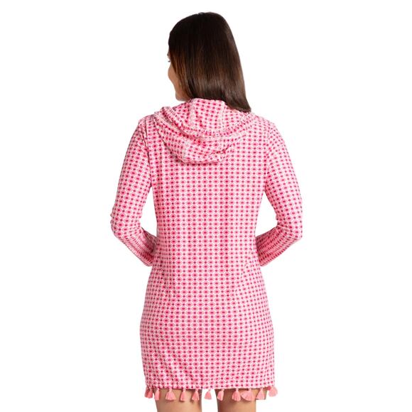 Cabana Life Coral Gables Hooded Cover Up, Plus Size 3X - Picture 2 of 12